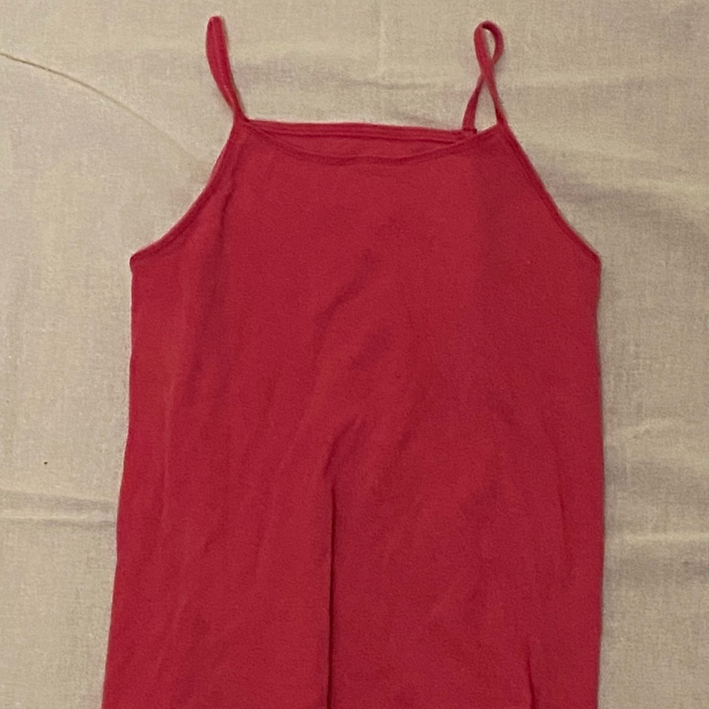 Pink Spaghetti tank top